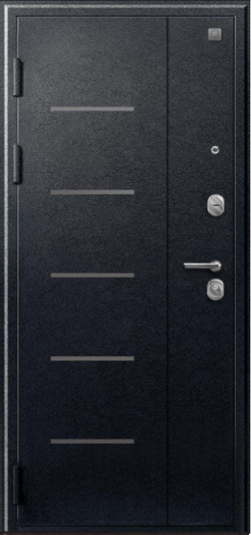 Товар Дверь V-05 Черный муар - Темная лиственница DIS007345