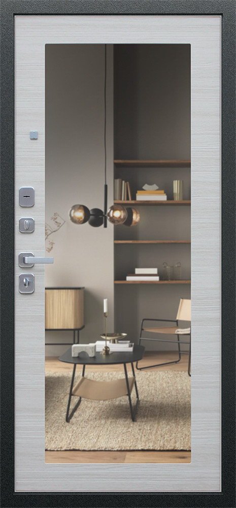 Товар Дверь Next 1 с зеркалом Акация светлая поперечная DIS006686