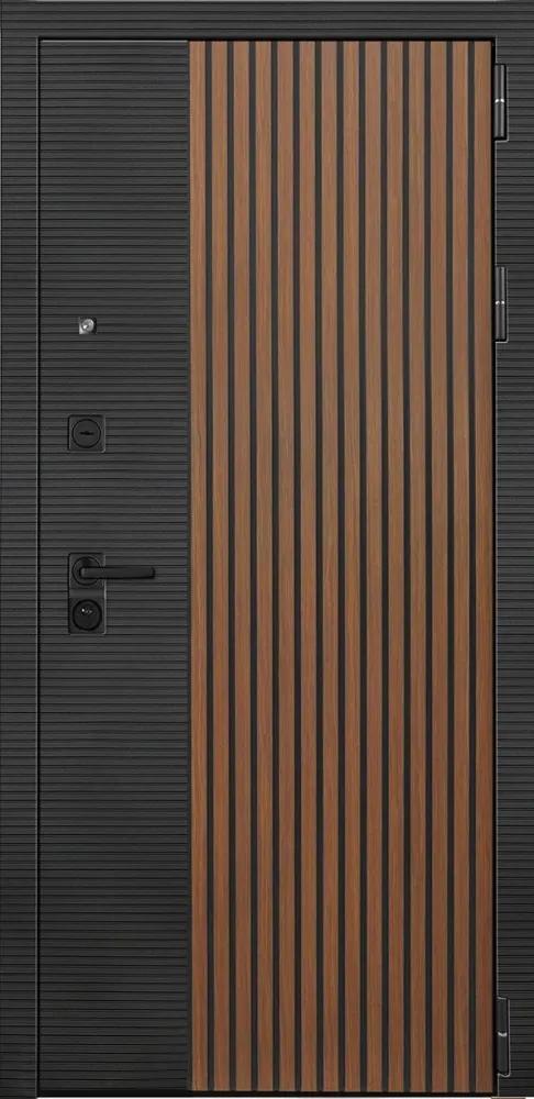 Дверь ДвериПРО Модель Л-48 ФЛ-256 (10мм, Бетон пепельный) DPRO227600