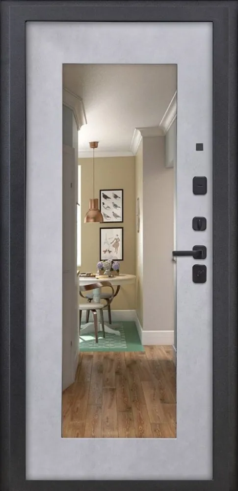 Товар Дверь ДвериПРО Модель Л-48 ФЛЗ-603 Бетон снежный DPRO228158