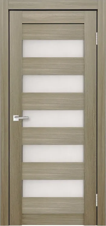 Фото Межкомнатная дверь Легенда X-4 Тон Неаполь Остекление Сатинат белое