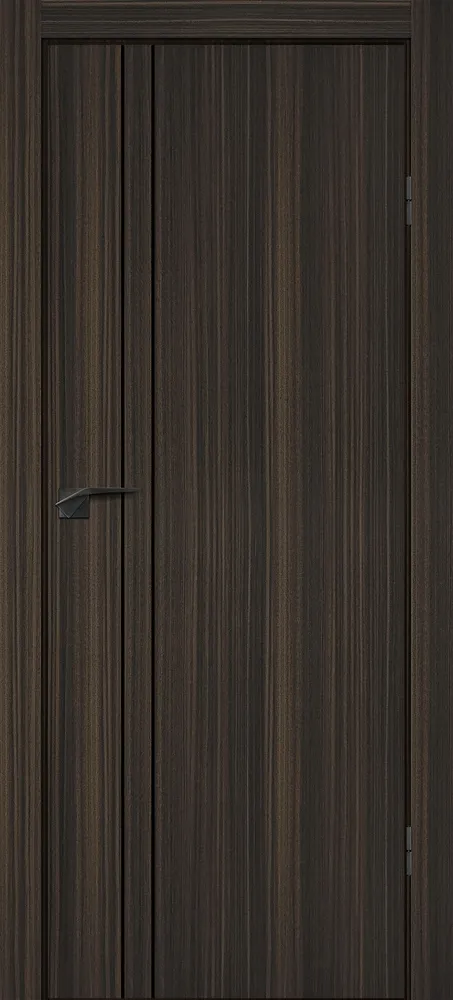 Фото Межкомнатная дверь П-20 кромка АБС черная c 4-х ст. Эвкалипт африканский